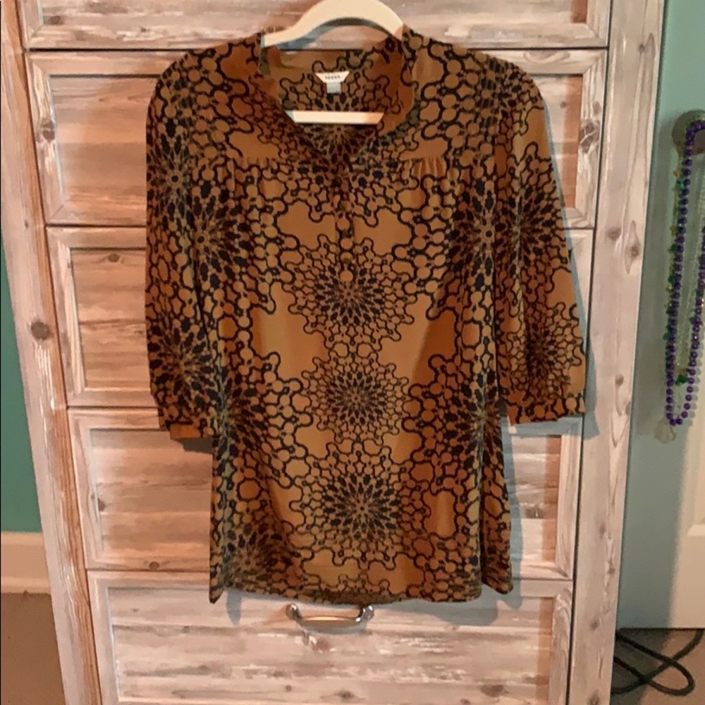 Silk material Fossil shirt
